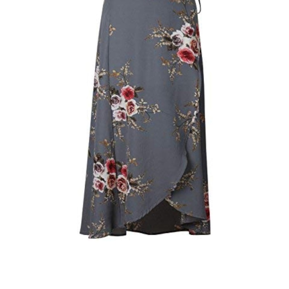 Floral Gray Skirt